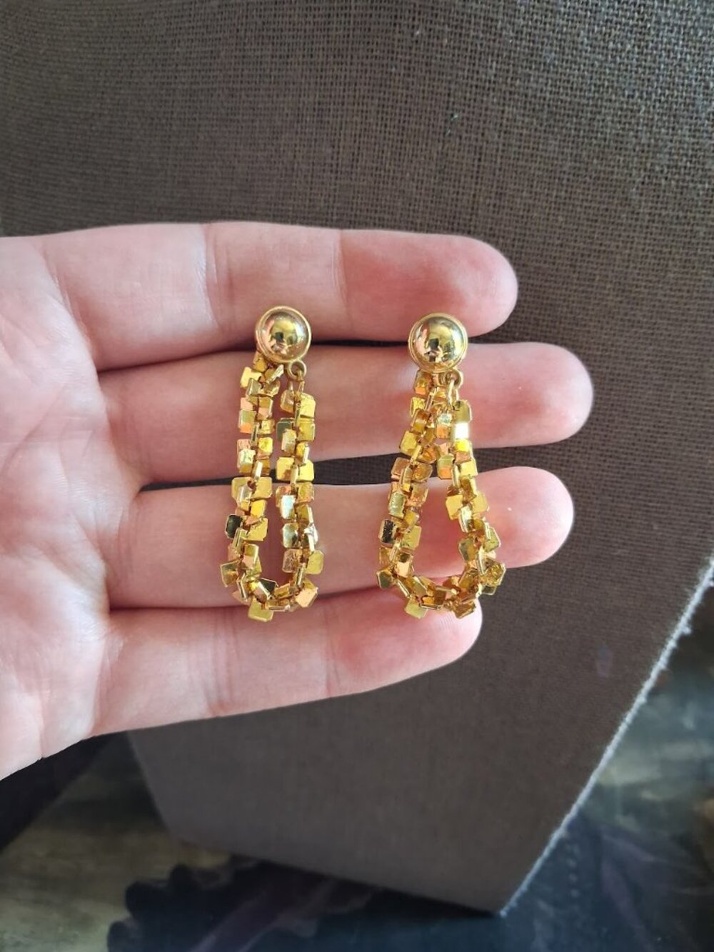 Unusual dangle earrings
